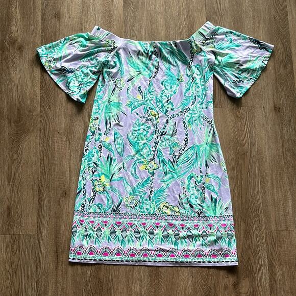 Lilly Pulitzer Off Shoulder Fawcett Dress - Picture 1 of 4